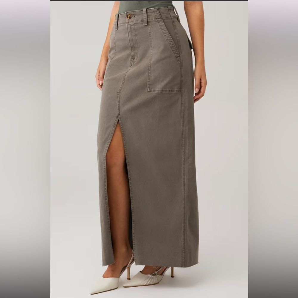 NWT Favorite Daughter Women's The Sadie Utility Skirt in Kalamata Green Size 25